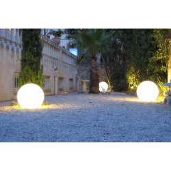 LUMISKY - Boule lumineuse filaire pour extérieur LED - blanc BOBBY - Ø60cm cu...