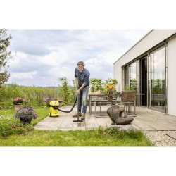 Aspirateur eau et poussieres sans fil KARCHER WD3-18 V-17/20 - Jaune et noir ...