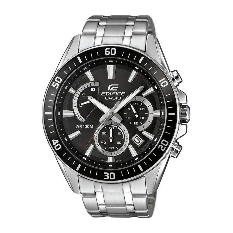 Montre - Casio - EFR-552D-1AVUEF - Argenté - Noir - Quartz - Analogique