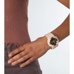 Montre - CASIO - G-Shock Classic Femme Blanc - Chrono 1/1000eme de s. - 5 ala...