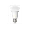 Philips Hue - Kit démarrage ampoule LED connectée White - 10,5W - Lot