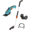 Kit cisaille a gazon ComfortCut Li + manche télescopique + roues - 3,6 V/3,0 ...