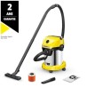 Aspirateur eau et poussieres sans fil KARCHER WD 3-18 S V-17/20 - Acier - 17 ...
