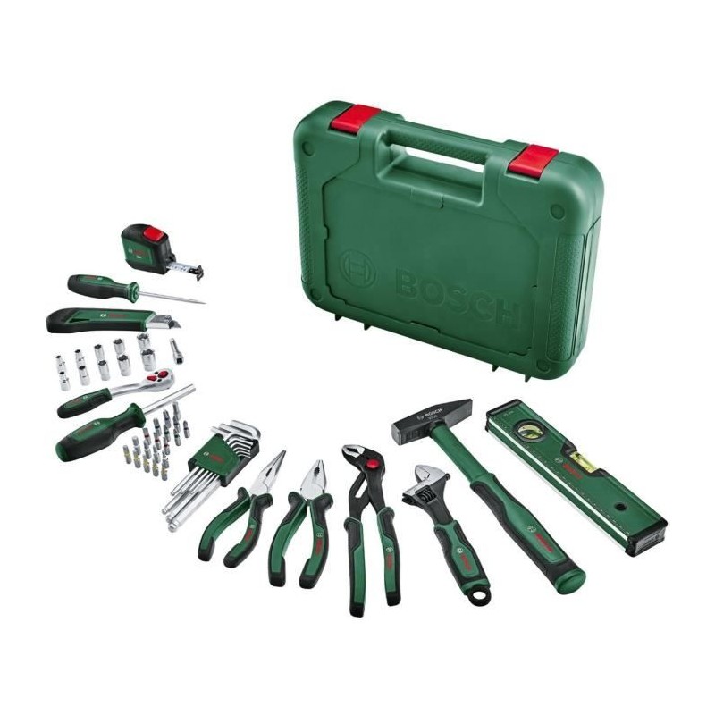 Bosch Set d'outils a main Advanced 52 pieces