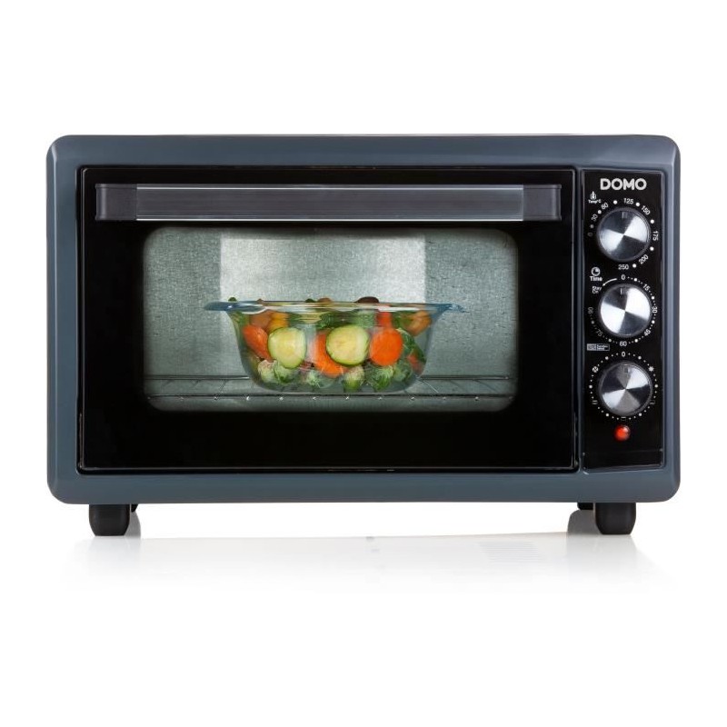 Mini four a convection - DOMO DO518GO - 38 L - Noir - 1300 W - Minuteur 90 min