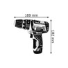 Perceuse visseuse a percussion BOSCH - GSB 12V-15 sans chargeur ni