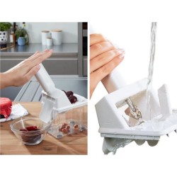 Dénoyauteur a prunes Leifheit 37300, dénoyauteur automatique avec lame en aci...