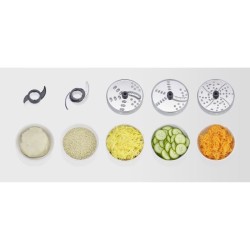 SEVERIN KM3892 Robot Multifonctions - 1200 W - Inox et noir - Blender 1,5 L -...