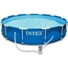 Kit Piscine hors sol tubulaire INTEX - Metal Frame - 366 x 76 cm - Ronde (Liv...