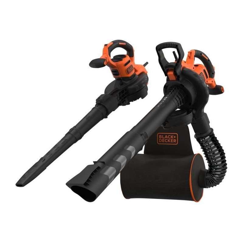 Aspirateur souffleur broyeur filaire BLACK+DECKER - BEBLV300-QS - 3000 W - Sa...