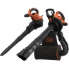 Aspirateur souffleur broyeur filaire BLACK+DECKER - BEBLV300-QS - 3000 W - Sa...