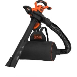Aspirateur souffleur broyeur filaire BLACK+DECKER - BEBLV300-QS - 3000 W - Sa...