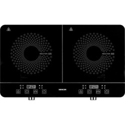 Plaque de cuisson a double induction - SENCOR - SCP 4201GY - 3500 W - 2 foyer...