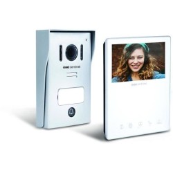 Interphone vidéo filaire, coloris blanc - VisioKit 4.3 - SCS SENTINEL - Garan...