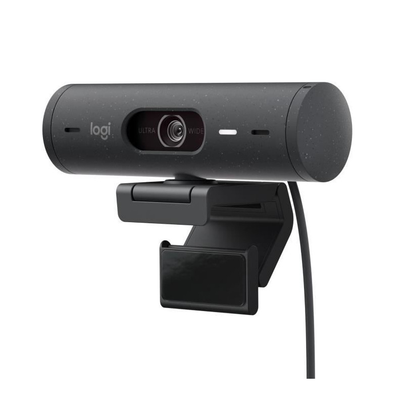 Webcam - Full HD 1080p -  Logitech - Brio 500 - Microphone intégré - Graphite