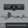 Webcam - Full HD 1080p -  Logitech - Brio 500 - Microphone intégré - Graphite