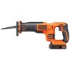 Scie sabre sans fil - BLACK+DECKER - BDCR18-QW - 18V - avec batterie 1,5 Ah +...