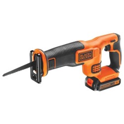 Scie sabre sans fil - BLACK+DECKER - BDCR18-QW - 18V - avec batterie 1,5 Ah +...