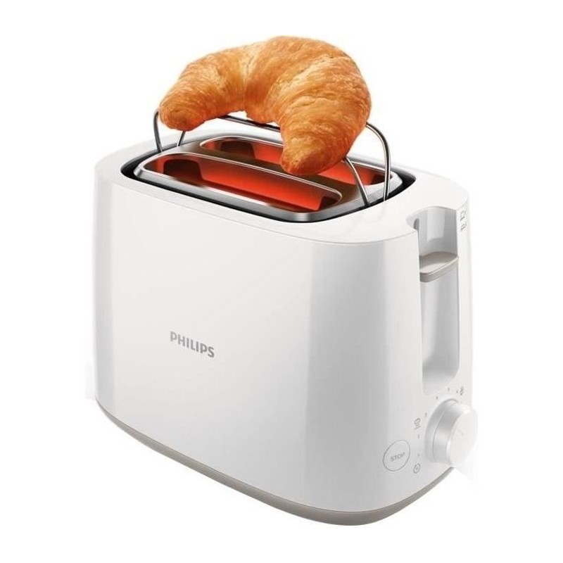 Grille-pain - PHILIPS - HD2581/00 - Toaster collection Daily - 2