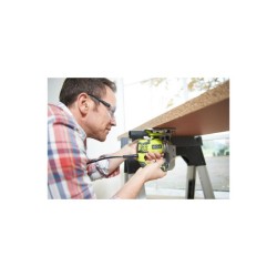 RYOBI - Scie sauteuse 680 W - 500-3 100 cp/min - 105 mm bois + coffret, buse ...