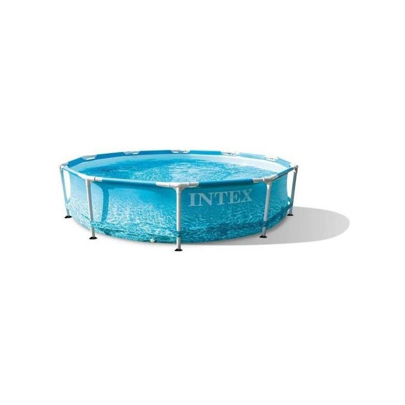 Kit Piscine hors sol tubulaire INTEX - Metal Frame - 305 x 76 cm - Ronde (Liv...