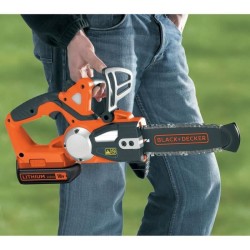 Scie élagueuse électrique sans fil + batterie 2Ah + chargeur - BLACK&DECKER -...