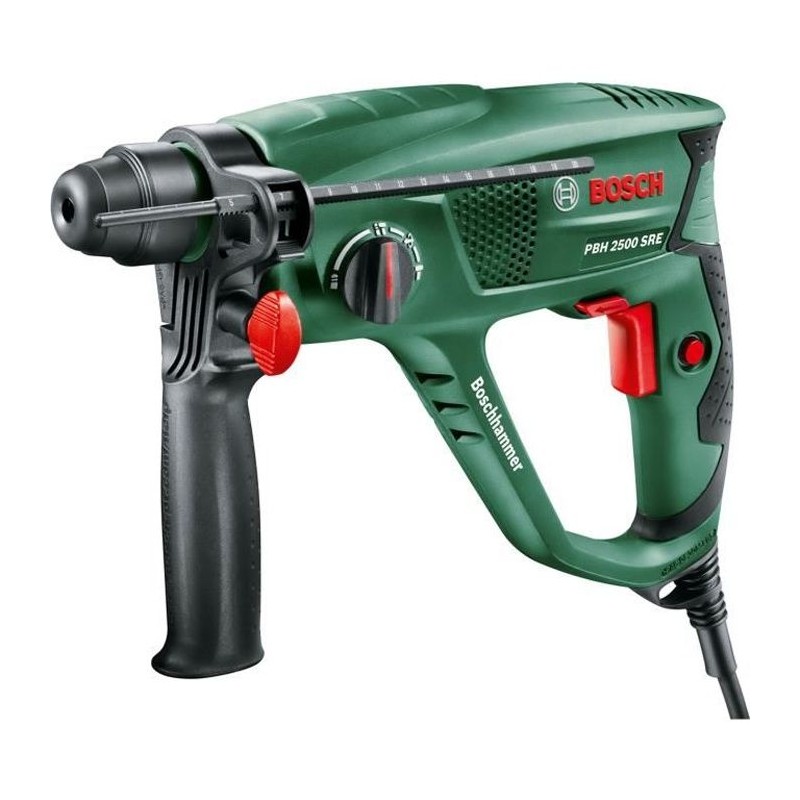 Perforateur Bosch - PBH 2500 SRE (600W, 1,9 J, 0 – 5.100 cps/min,