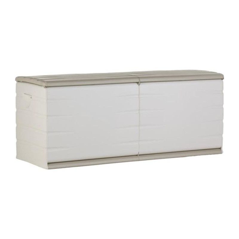 PLASTIKEN Coffre 450L Intérieur/Extérieur Fonctionnel et Esthétique Cadenassa...