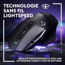 Souris gamer - Sans fil - Logitech G - G502 X Lightspeed - Noir