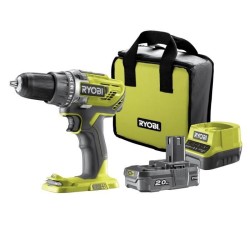 RYOBI - Perceuse-visseuse 18V ONE+ - 50 Nm - 500-1800 tr/min - mandrin 13 mm ...