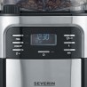 SEVERIN 4810 Cafetiere filtre avec broyeur intégré - Noir et inox - 1000W - 1...