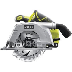 RYOBI - Scie circulaire 18V ONE+ - diam. 165 mm x 16 mm - 4 700 tr/min - Livr...