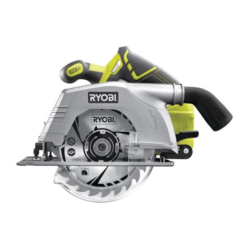 RYOBI - Scie circulaire 18V ONE+ - diam. 165 mm x 16 mm - 4 700 tr/min - Livr...