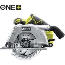 RYOBI - Scie circulaire 18V ONE+ - diam. 165 mm x 16 mm - 4 700 tr/min - Livr...