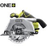 RYOBI - Scie circulaire 18V ONE+ - diam. 165 mm x 16 mm - 4 700 tr/min - Livr...