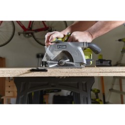 RYOBI - Scie circulaire 18V ONE+ - diam. 165 mm x 16 mm - 4 700 tr/min - Livr...