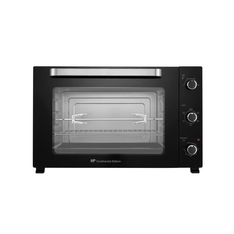 Minifour électrique -Chaleur tournante- CONTINENTAL EDISON - CEMF80B - Noir -...