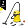Aspirateur eau et poussiere KARCHER WD 3 P V-19/4/20 - Cuve polypropylene 19 ...