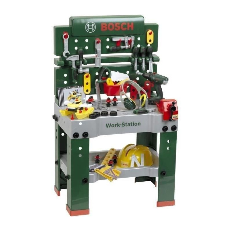 Etabli Bosch avec 81 accessoires dont une visseuse électronique et un set de ...