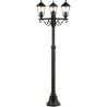Lampadaire extérieur 3L CARLEEN - BRILLIANT - noir - métal/verre - 200x61cm -...