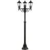 Lampadaire extérieur 3L CARLEEN - BRILLIANT - noir - métal/verre - 200x61cm -...