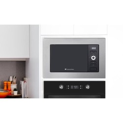 Four micro-ondes encastrable CONTINENTAL EDISON MO20IXES Noir et Inox L59,5 x...