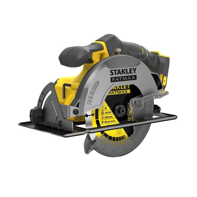 Scie Circulaire sans fil - 18V - STANLEY FATMAX V20 - SFMCS500B-XJ - 165 mm -...