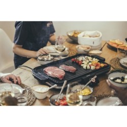 Plancha SEVERIN - PG8564 - Surface cuisson 50x30cm - Plaque en fonte anti-adh...