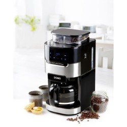 Cafetiere filtre avec moulin intégré - DOMO - DO721K - 900 W - 1,5 L - 12 tas...