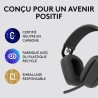 Casque - Sans fil - Logitech - Zone Vibe 100 - Bluetooth - Anti-parasite - Gr...
