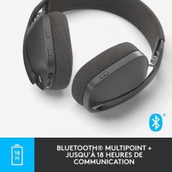 Casque - Sans fil - Logitech - Zone Vibe 100 - Bluetooth - Anti-parasite - Gr...