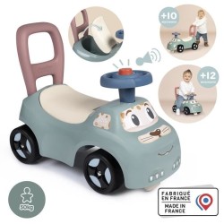Little Smoby - Porteur Auto - Coffre sous la selle + siege - Klaxon - A parti...
