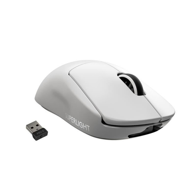 Souris gamer - Sans fil - Logitech G - G Pro X Superlight - Blanc