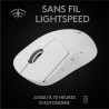 Souris gamer - Sans fil - Logitech G - G Pro X Superlight - Blanc